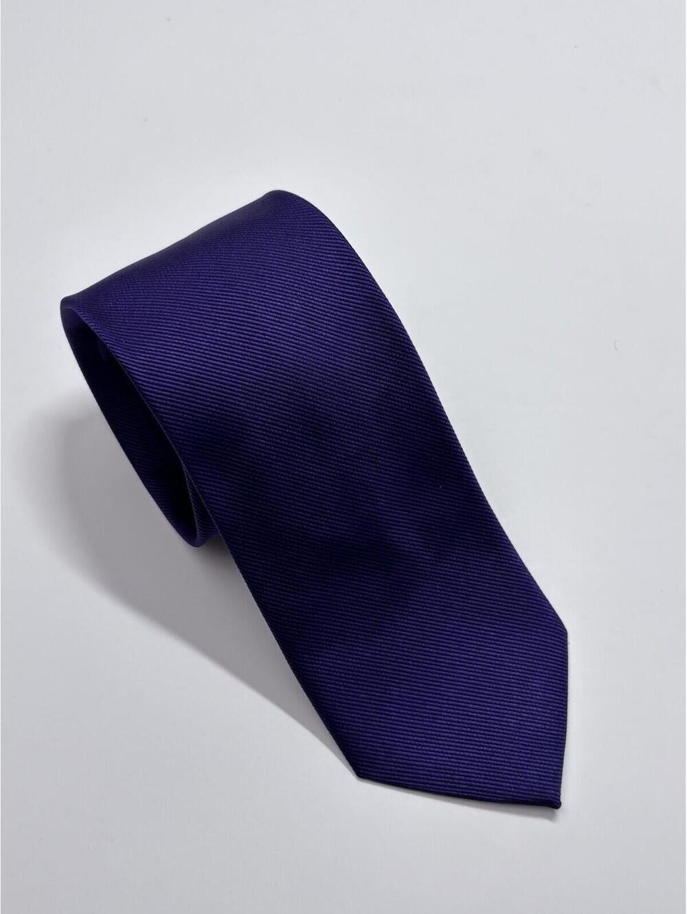 J. Crew 100% Silk Tie In Solid Purple